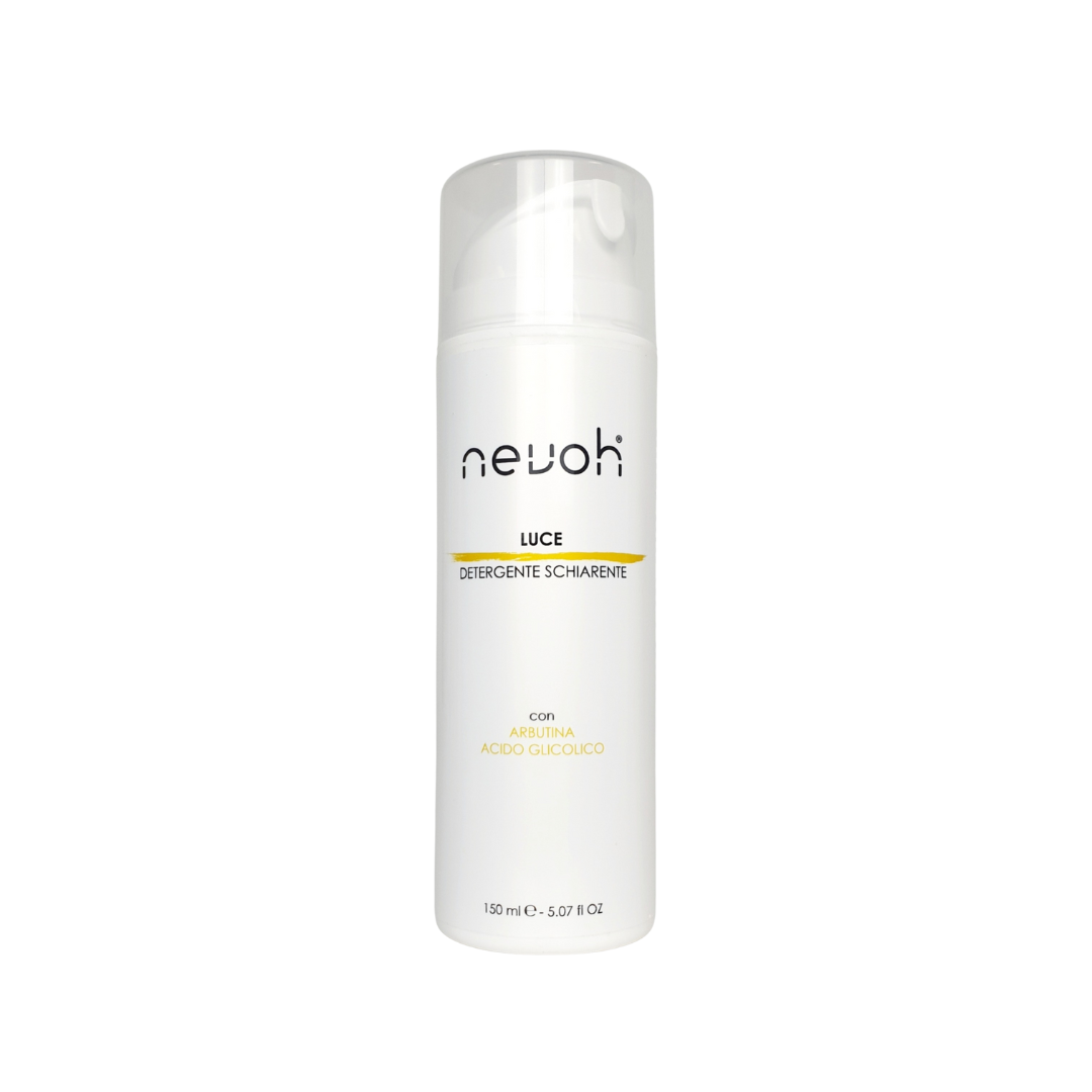 Gel detergente viso schiarente per macchie e pelle impura Nevoh