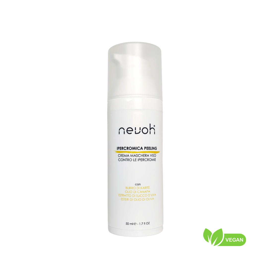 Peeling viso esfoliante anti macchie Ipercromica Nevoh
