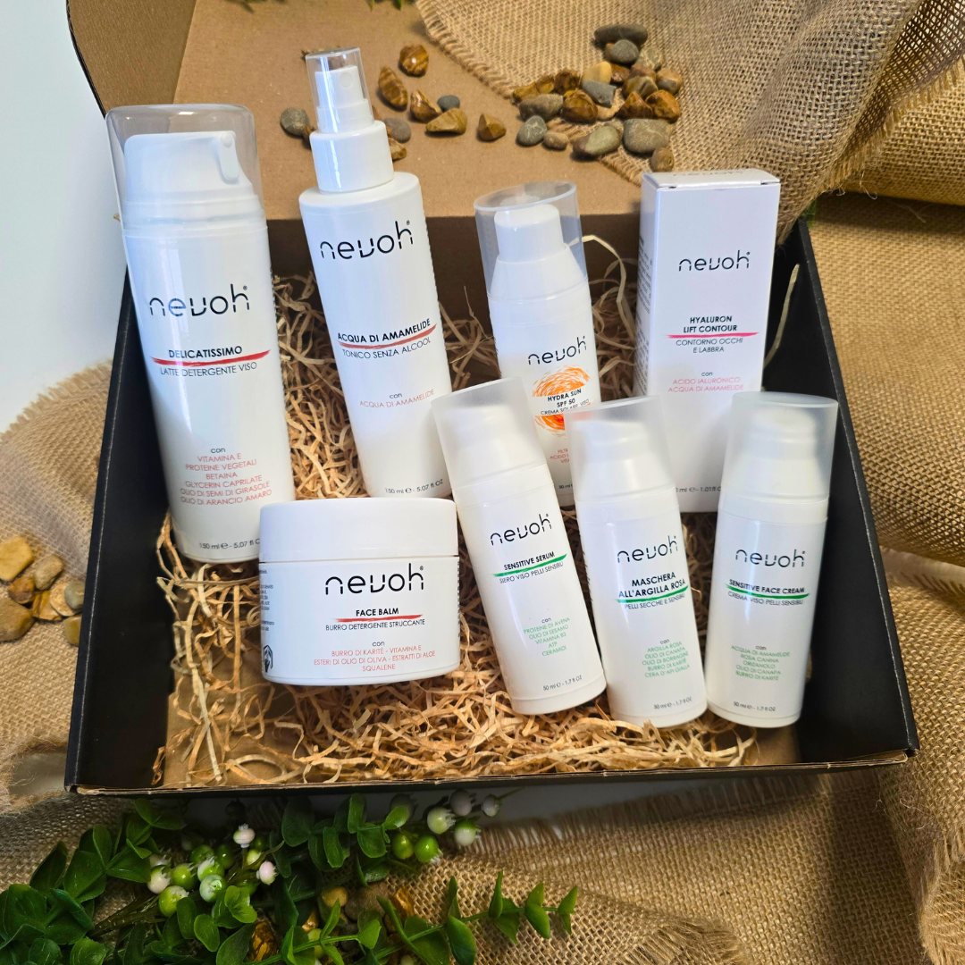 skincare completa pelli sensibili