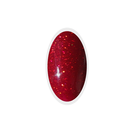 Smalto Semipermanente per unghie Glitter Red Go! Polish n.131