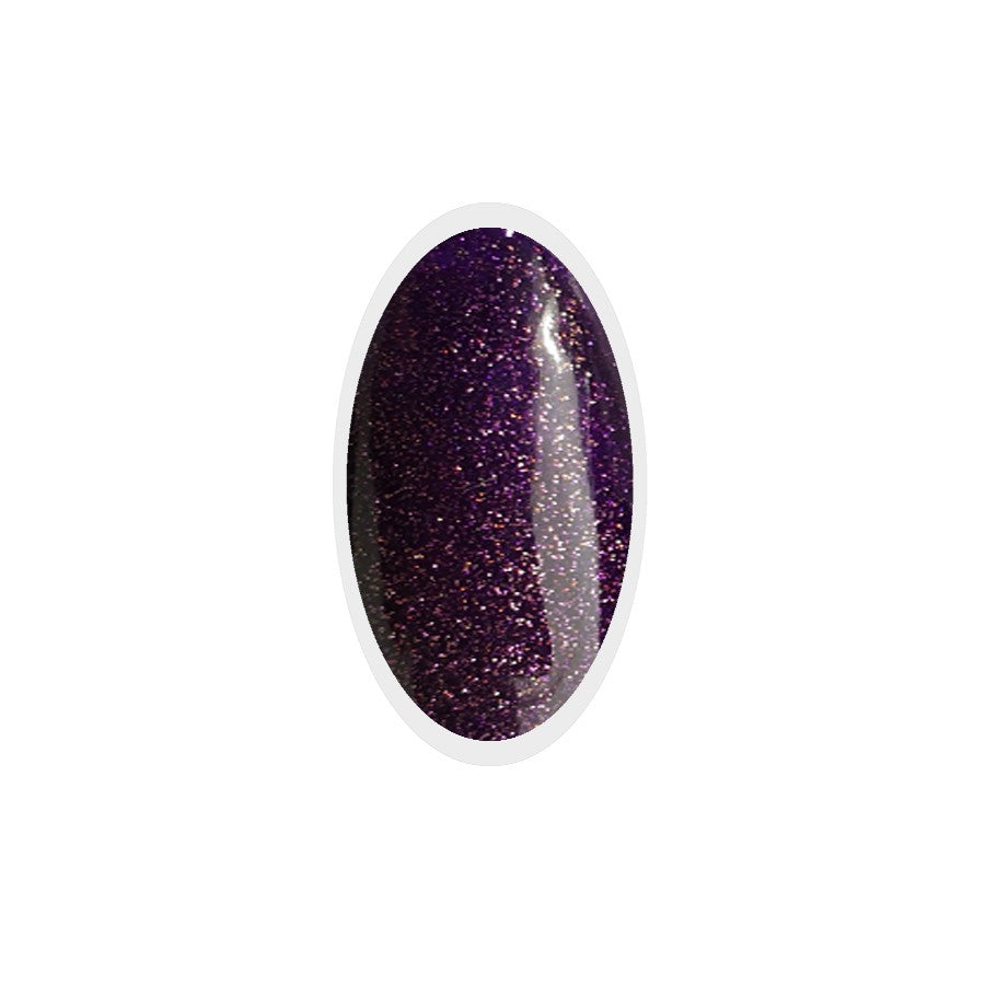 Smalto Semipermanente per unghie Purple Glitter Go! Polish n.134