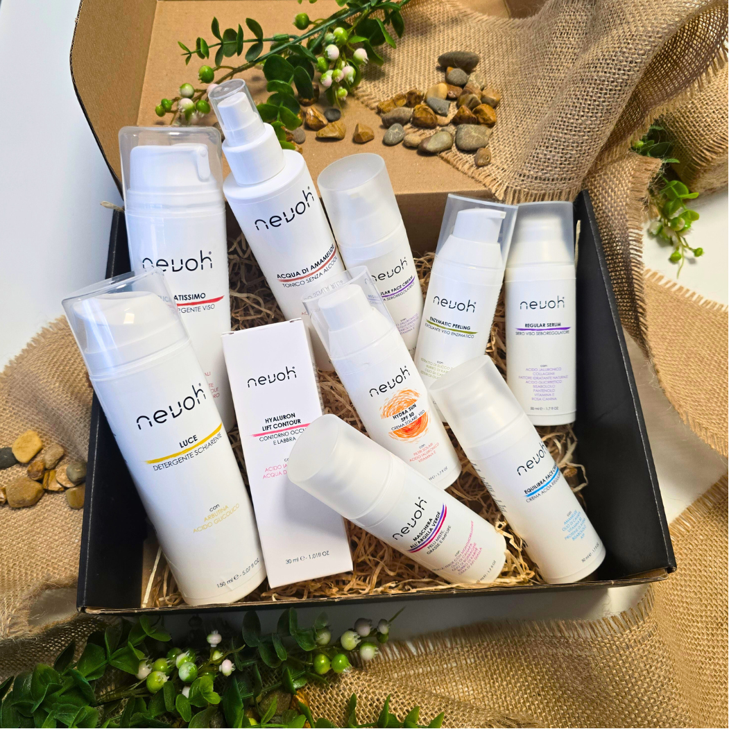 skincare completa per combattere l'acne e sfiammare la pelle