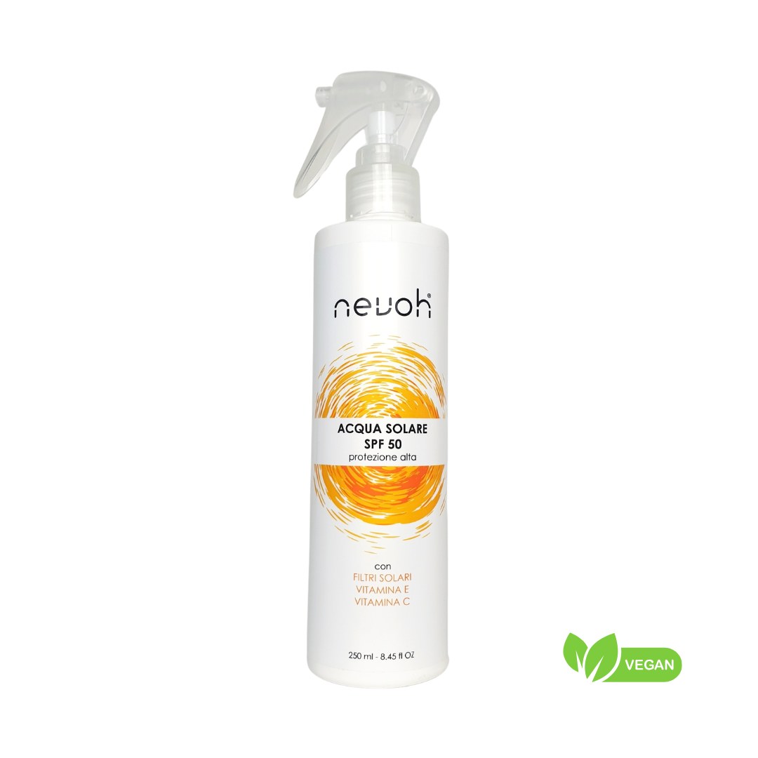 Acqua solare SPF 50 spray viso e corpo Nevoh