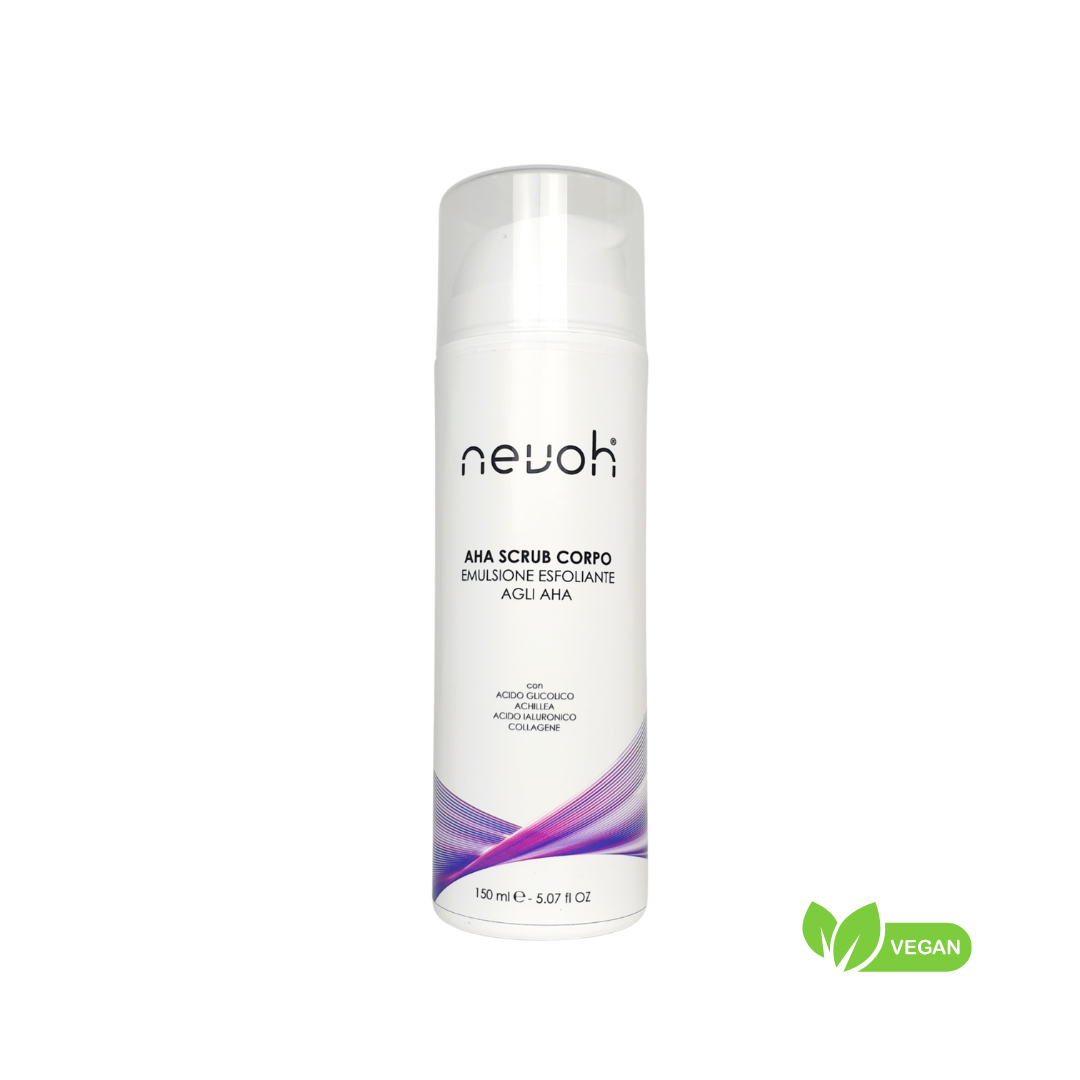 emulsione esfoliante per il corpo