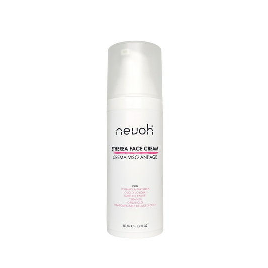 Crema viso anti age nutriente protettiva contro luce blu Nevoh