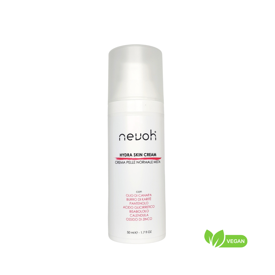 Crema viso idratante riequilibrante Nevoh per pelle normale e mista