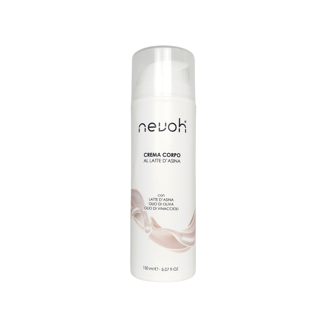 Crema corpo al latte d’asina Nevoh per pelle sensibile