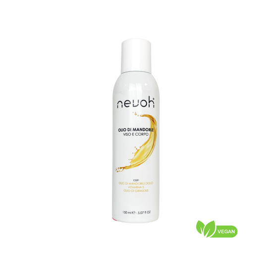 Olio viso e corpo alle mandorle dolci Nevoh per pelle secca e sensibile