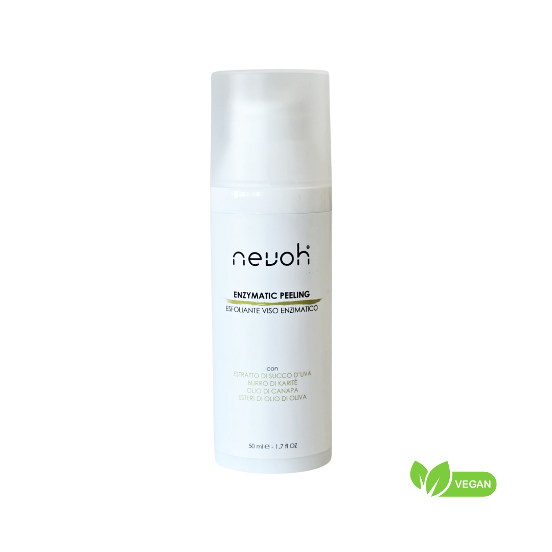 peeling enzimatico viso nevoh per rinnovamento e luminosità della pelle