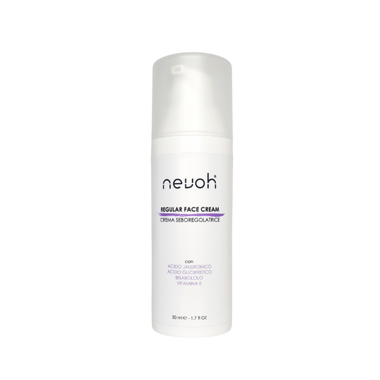 crema viso riequilibrante sebo regolatrice nevoh