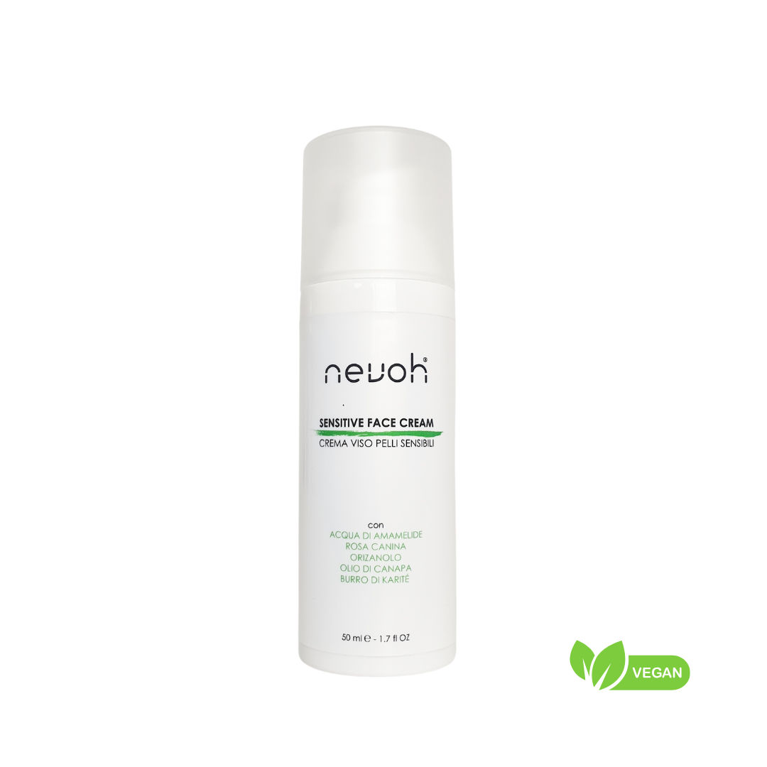 Crema viso lenitiva Nevoh per pelle sensibile e arrossata
